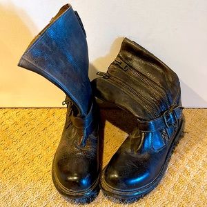 BED STU GENUINE LEATHER DOUBLE ZIP COBBLER SERIES BOOT - 7.5 Gently worn